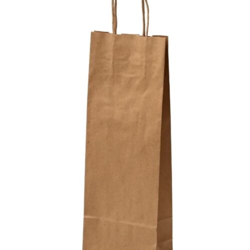 BOLSAS KRAFT PARA BOTELLA 140X80X400 X10 U. (100)