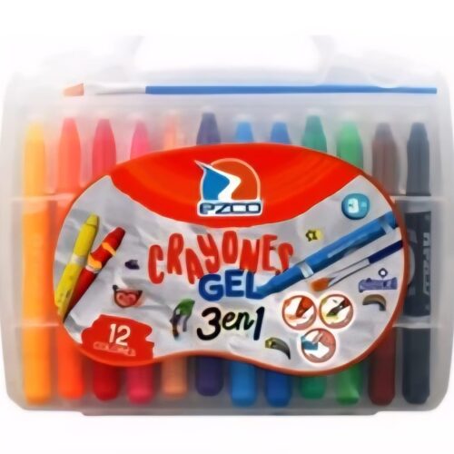 CRAYON GEL X 12 3 EN 1 EZCO