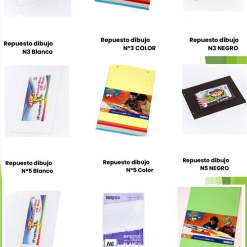 REPUESTO DE DIBUJO N°3 COLOR