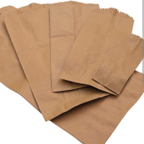 BOLSA PAPEL KRAFT P/PANADERÍA N°2 X100 U. (10) 18X9,5 CM