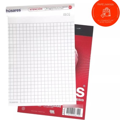 BLOCK ESQUELITA OBRA A6 (PAPEL BLANCO)