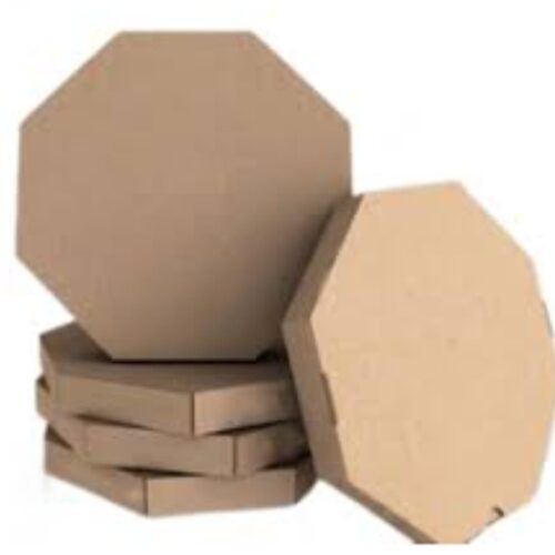 CAJA DE PIZZA MICROC REFORZADAS 32X32X4 CM X 100 U OCTOGONAL (10)
