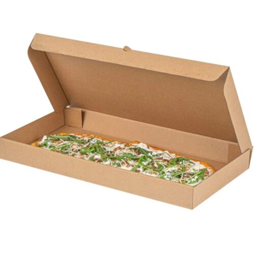 CAJA 1/2 MICROC MTS DE PIZZA REFORZADAS 55X25X4,5CM X 100 U (10)